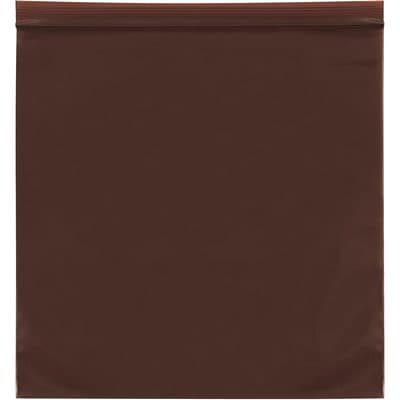 12 x 15" - 3 Mil Reclosable Amber UV Bags (1000/Case)