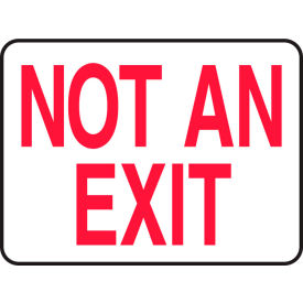 Adhesive Vinyl 7 x 10 Inches MADC531VS Accuform Exit Safety Sign Accuform Signs 